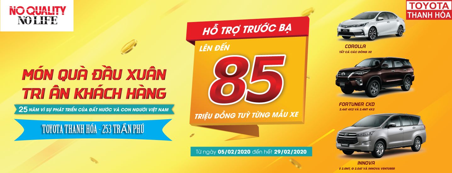 m&oacute;n qu&agrave; đầu xu&acirc;n tại Toyota Thanh H&oacute;a